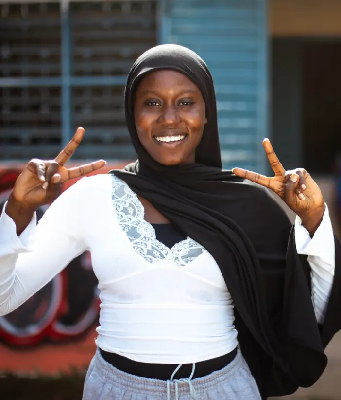 End FGM/C champion Coumba Aw (c) Amref Health Africa/Lamine Diao