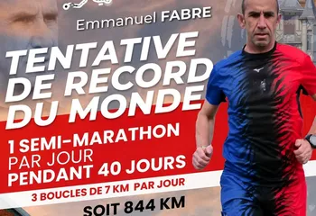Image d'illustration pour Tentative de record du monde de semi-marathon pendant 40 jours