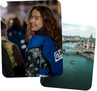 Groupe d'enfants joyeux