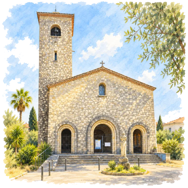 Église Sainte-Jeanne-d'Arc à Antibes