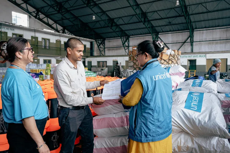 UNICF teams in Nepal