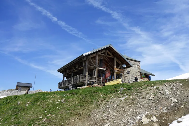 Vue actuelle du refuge depuis le sud-est