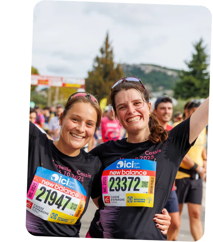 dossard Marseille-Cassis Solidaire